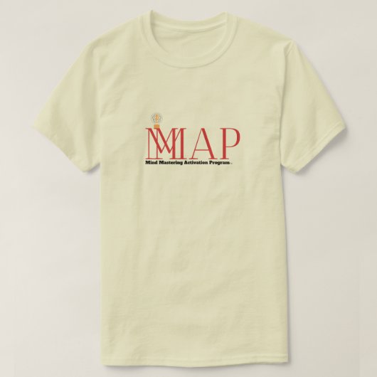 MMAP Mind Mastering Activation Program Mannen T-sh T-shirt (Design voorkant)