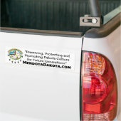 MMDC-Logo: verklaring, website Bumpersticker (Op Truck)