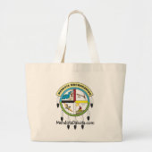 MMDC Mendota Dakota Logo en Webs Grote Tote Bag (Voorkant)