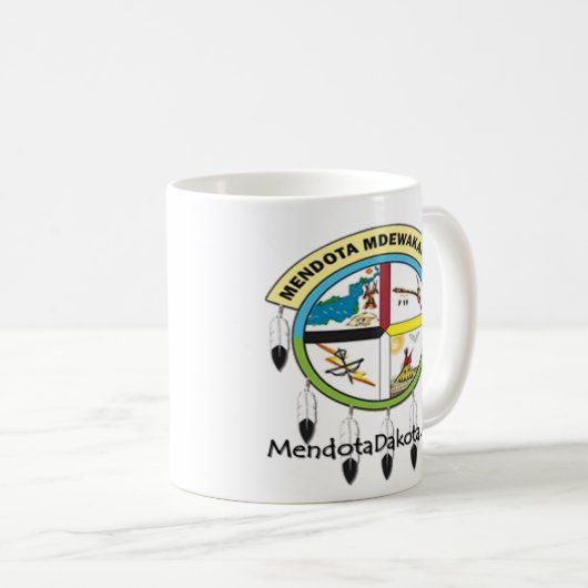 MMDC mok van twee zijkanten logo koffie (Voorkant rechts)