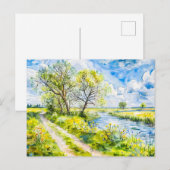 Mmer Path beroemd gemaakt door Havel Havelland Wat Briefkaart (Voorkant / Achterkant)