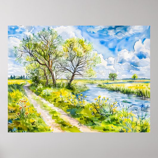 Mmer Path beroemd gemaakt door Havel Havelland Wat Poster (Voorkant)