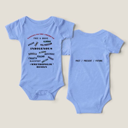 *MMETROPOLIM UNISEX /0-24M INHEEMSE NAMEN op (Ontwerp Voorkant & Achterkant)