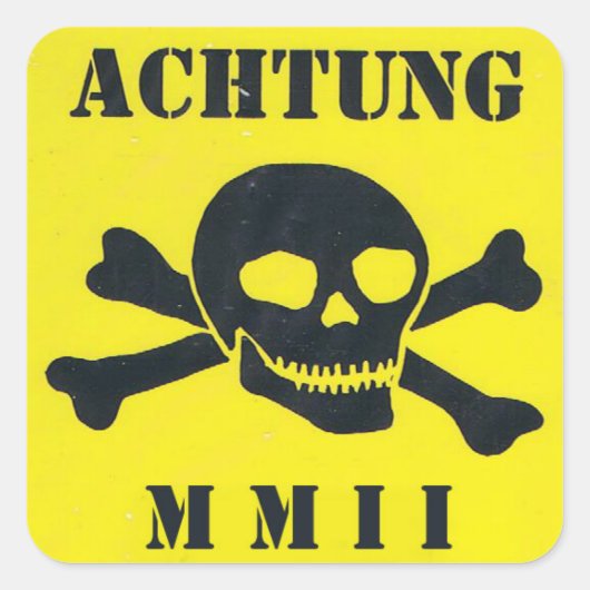 MMII MINEFIELD STICKER (Voorkant)