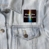 MMITM 2" vierkante speld Button 5,1 Cm (In situ)