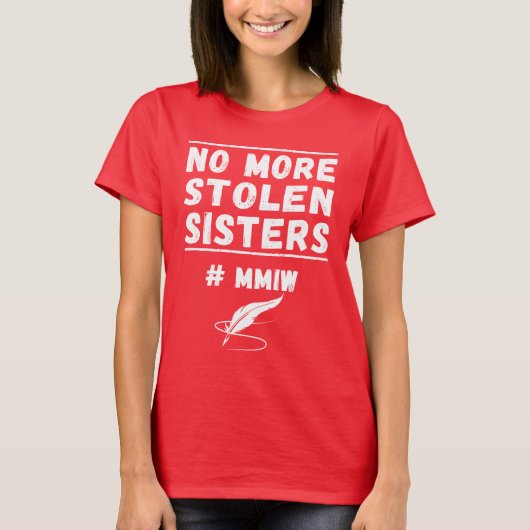 MMIW Awareness inheemse Vrouwen T-shirt (Voorkant)