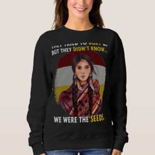 MMIW Awareness No Meer Stolen Zister Native Americ Trui