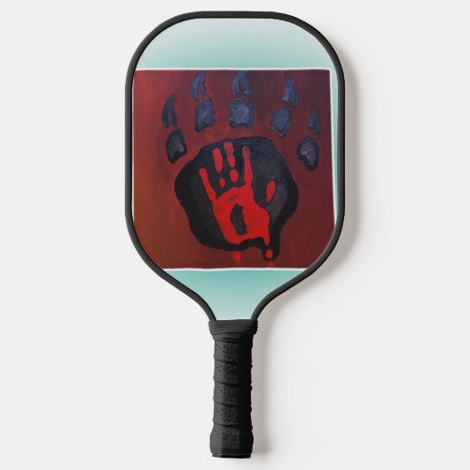 MMIW Bearpaw Pickleball Paddle (Achterkant)