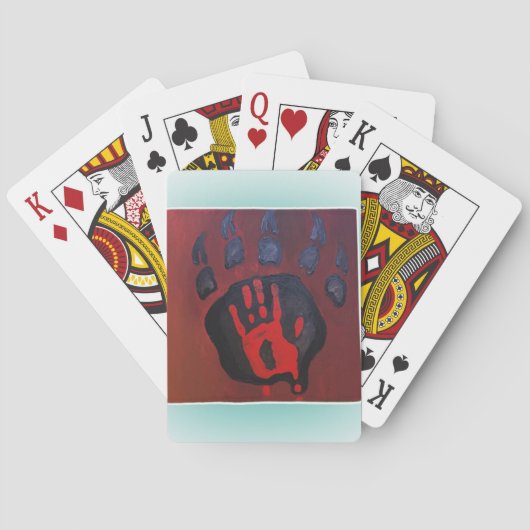 MMIW Bearpaw Pokerkaarten (Achterkant)