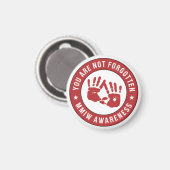 MMIW Bewustzijn Je wordt niet vergeten Magneet (Voorkant / Achterkant)