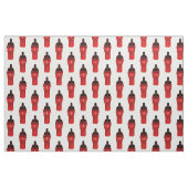 MMIW Kwe met Red Hand Pattern White Fabric Stof (Fat Quarter)