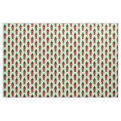 MMIW Kwe Red Hand Pattern Light Green Stof (Yard (91,4 cm))
