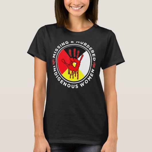 Mmiw Missing & Murded Indigenous Women Medicine T-shirt (Voorkant)