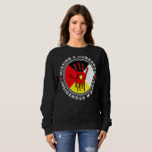 Mmiw Missing & Murded Indigenous Women Medicine Trui (Voorkant volledig)