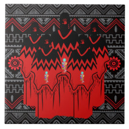 MMIW Mode Ayasha Southwest Pattern Ceramic Tile Tegeltje