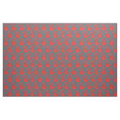 MMIW Red Hand Jeweled Pattern Slate Blue Grey Stof (Yard (91,4 cm))