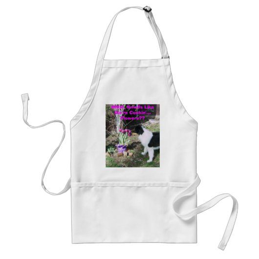 MMM, alsof we een koekje zijn... Standaard Schort (Voorkant)