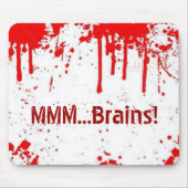 MMM... Brains Mousepad Muismat (Voorkant)