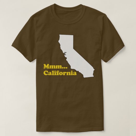 Mmm Californië T-shirt (Design voorkant)