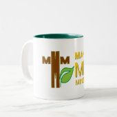 MMM Coffee-Mok Tweekleurige Koffiemok (Voorkant links)