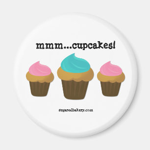 Mmm... cupcakes! Magneet