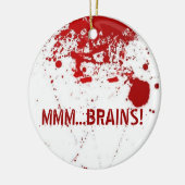 MMM... hersenen Keramisch Ornament (Links)