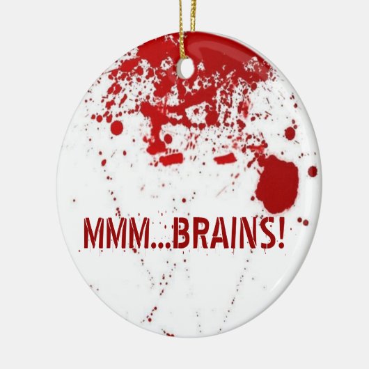 MMM... hersenen Keramisch Ornament (Links)