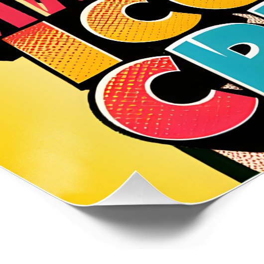 'Mmm...ice cream !' Perfect Poster (Hoek)