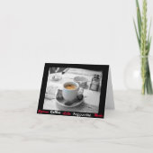 Mmm… Koffie Kaart (Voorkant)