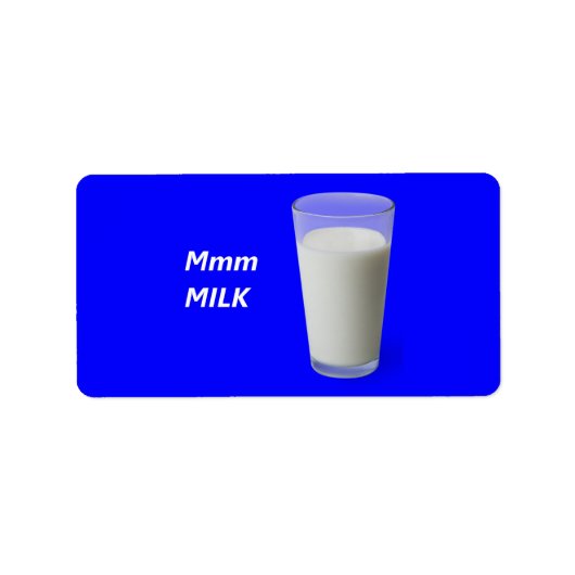 Mmm MILK Etiket (Voorkant)