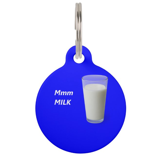 Mmm MILK Huisdierpenning (Voorkant)