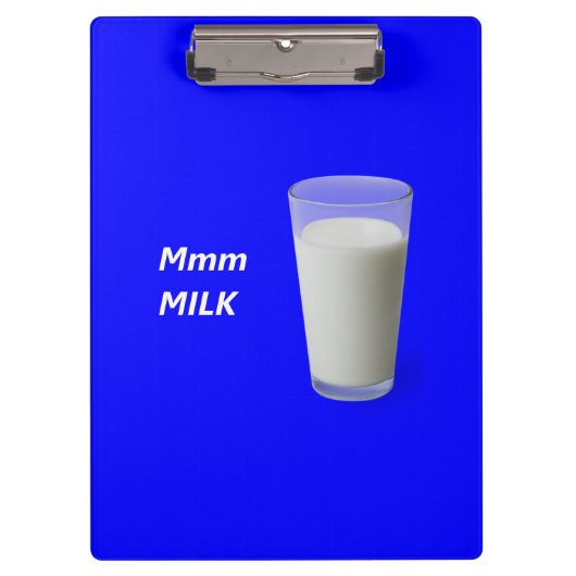 Mmm MILK Klembord (Voorkant)