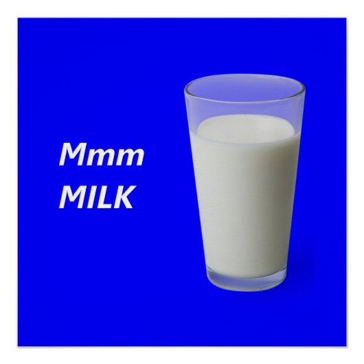 Mmm MILK Perfect Poster (Voorkant)