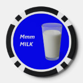 Mmm MILK Poker Chips (Achterkant)