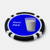 Mmm MILK Poker Chips (Enkel)