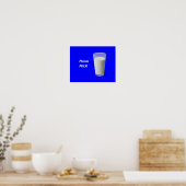 Mmm MILK Poster (Keuken)
