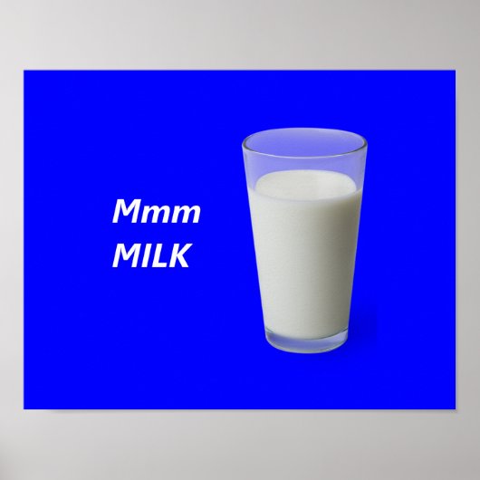 Mmm MILK Poster (Voorkant)