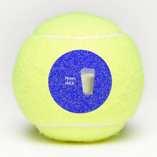 Mmm MILK Tennisballen (Voorkant)