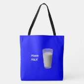 Mmm MILK Tote Bag (Voorkant)