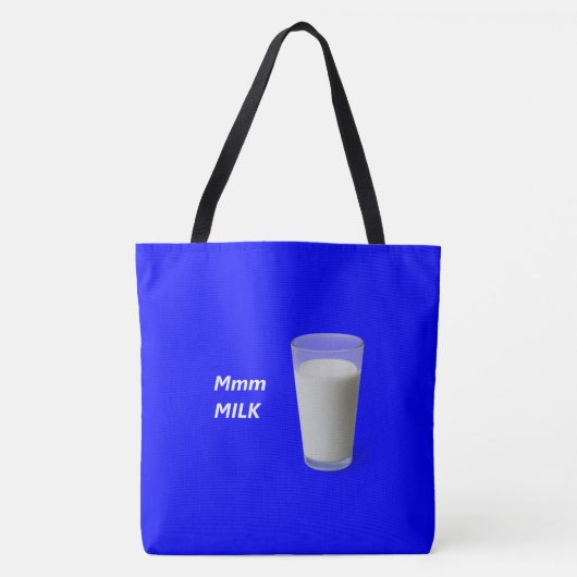 Mmm MILK Tote Bag (Voorkant)
