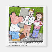 Mmm... smaakt naar spek. Varkensgrap! Magneet (Voorkant)