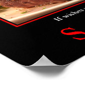 MMM. STAAK! Geschikt voor portefeuille en klein Poster (Hoek)