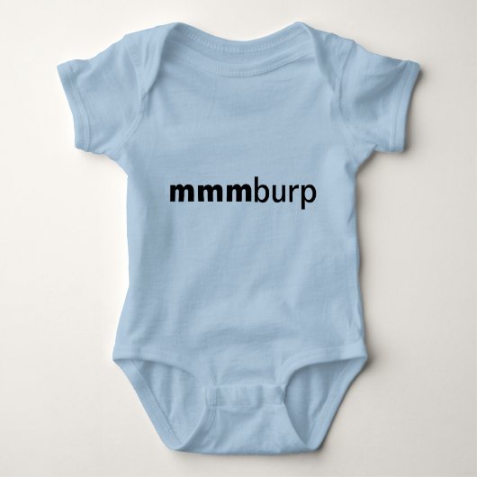 "Mmmburp" — Hanson-geïnspireerd baby t-shirt (Voorkant)