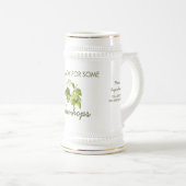 Mmmhops IPA Beer Stein Bierpul (Voorkant rechts)