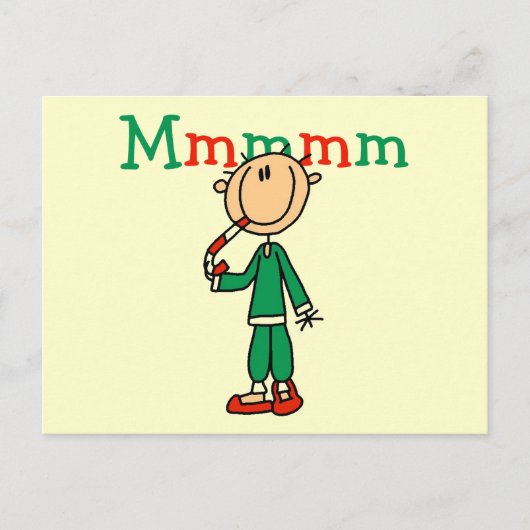 Mmmm Candy Canes Tshirts and Gifts Briefkaart (Voorkant)