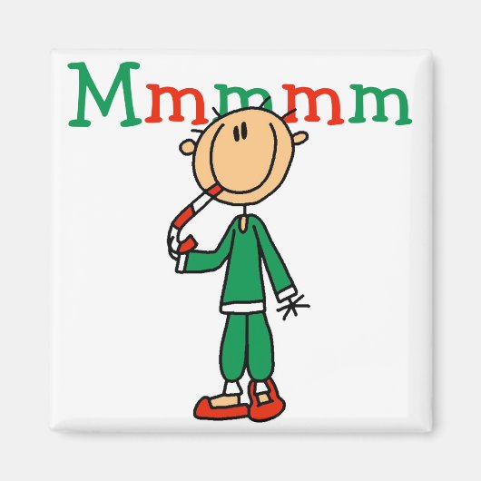 Mmmm Candy Canes Tshirts and Gifts Magneet (Voorkant)