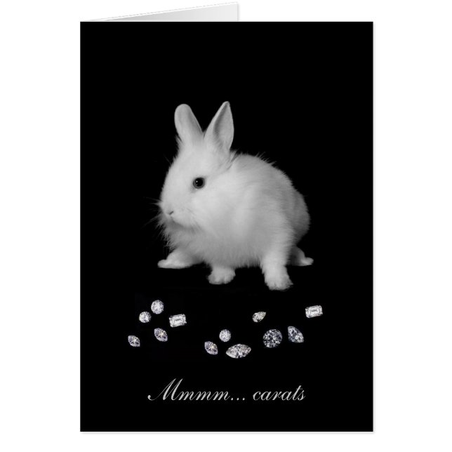 "Mmmm... carats" (Voorkant)