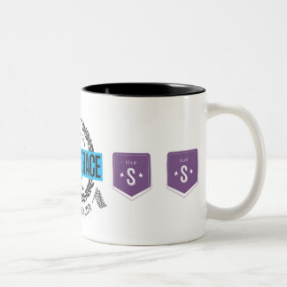 Mmmm Coffee Tweekleurige Koffiemok