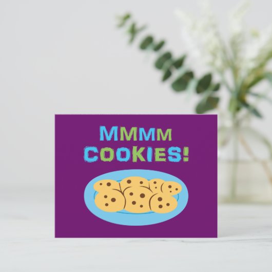 Mmmm Cookies! Briefkaart (Staand voorkant)