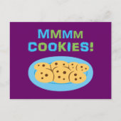 Mmmm Cookies! Briefkaart (Voorkant)